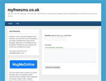 Tablet Screenshot of myfreesms.co.uk